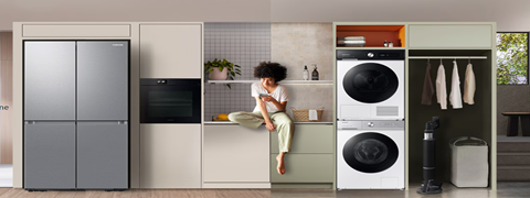 Bis zu 400€ bei Samsung auf ausgewählte Waschmaschinen & Kühlschränke