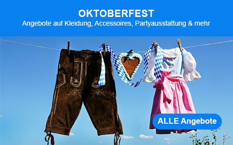 Oktoberfest: Sichere dir Rabatte für Outfit und Party-Deko Oktoberfest: Sichere dir Rabatte für Outfit und Party-Deko