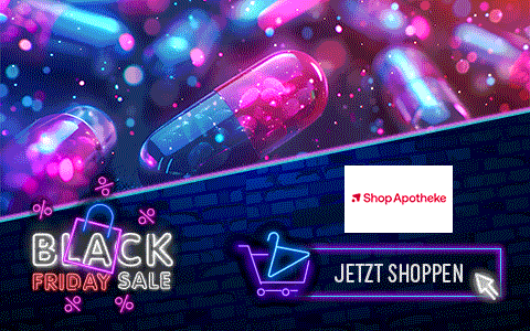 Pflege-Produkte & Medikamente mit Rabatt am Shop Apotheke Black Friday!