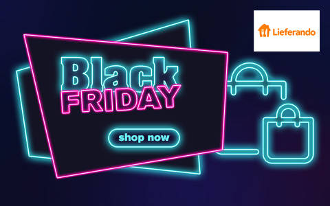 Nutze Black Friday Angebote bei Lieferando! Nutze Black Friday Angebote bei Lieferando!
