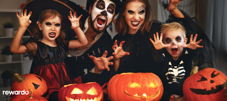 Halloween sparen: Gutscheine für Make-up, Deko, Süßes und mehr!