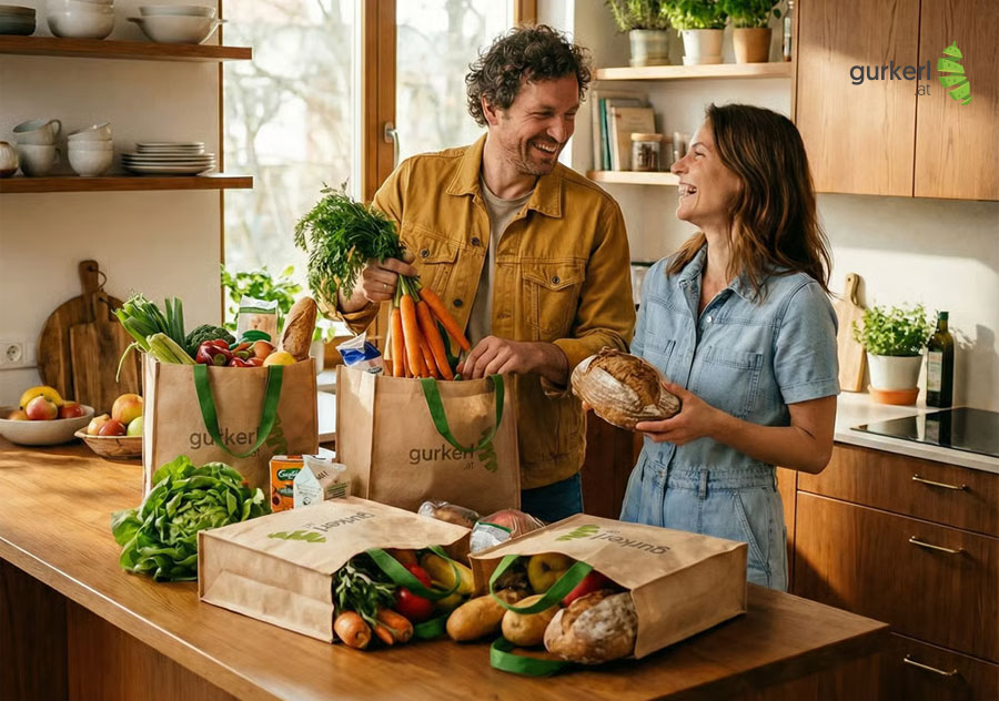 Mit einem Gurkerl Gutschein und Cashback bei Gutscheine.news.at doppelt sparen!