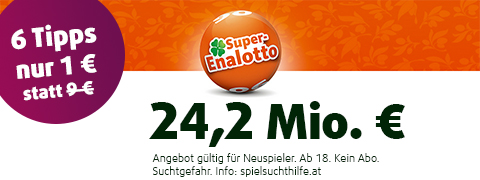 Exklusiver 8€ GUTSCHEIN: auf den <b>9 Mio. €</b> SuperEnalotto Jackpot