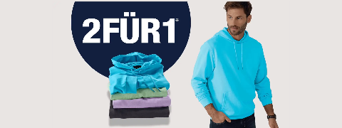 Schnapp dir jetzt deine Lieblings-Basics zum besten Preis - 2 für 1! Tolles Angebot für hochwertige Kleidung