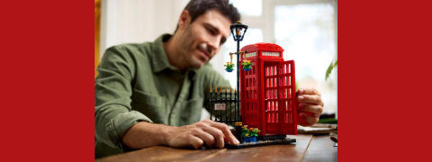 Sichere dir die legendäre Lego® Ideas Londoner Telefonzelle in Rot