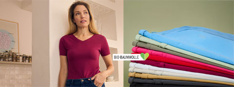 Ernstings family: 50% Rabatt auf den zweiten Damen-Shirt Artikel