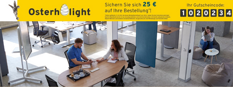 Oster-Ei-light: 25€ Rabatt sichern
